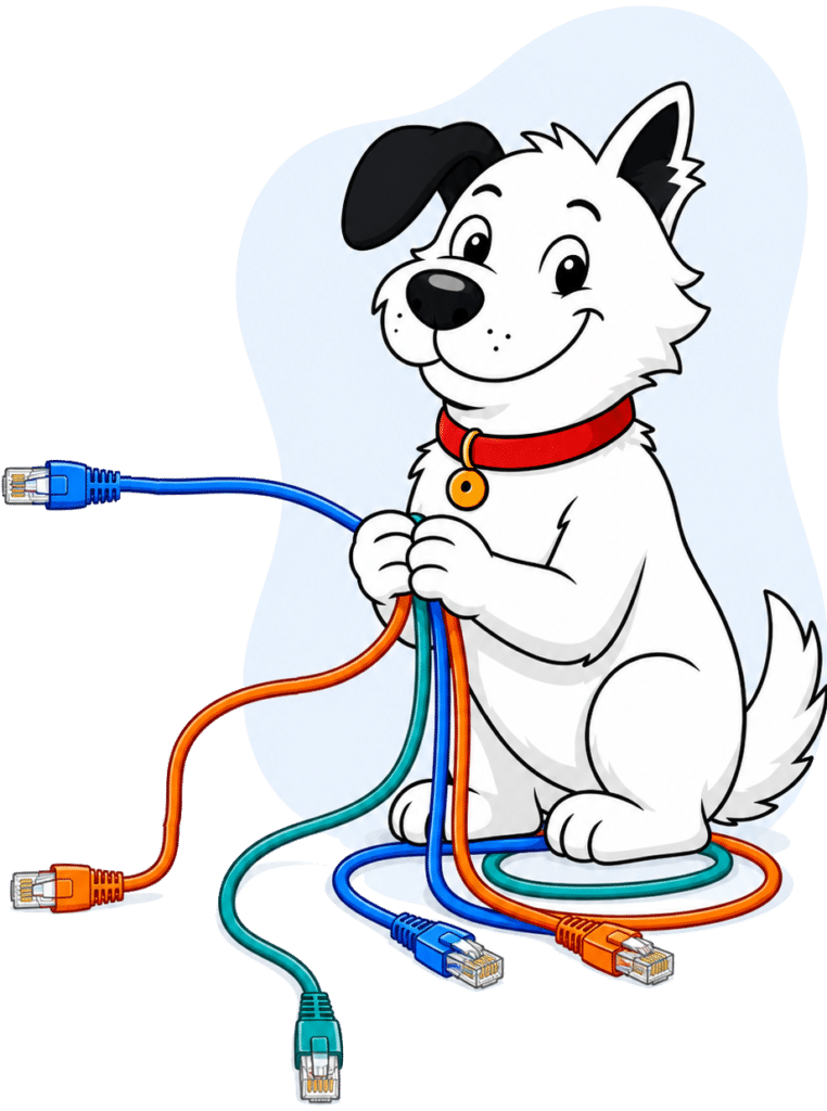 network connections dog master 1