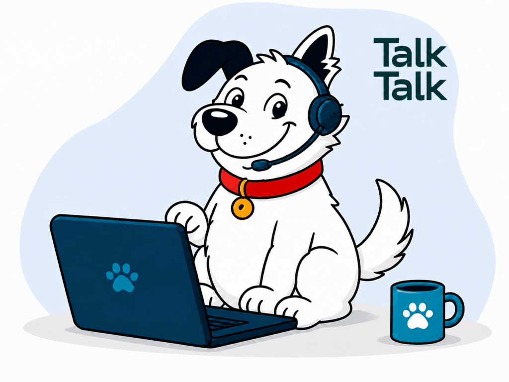 TalkTalk customer service mascot
