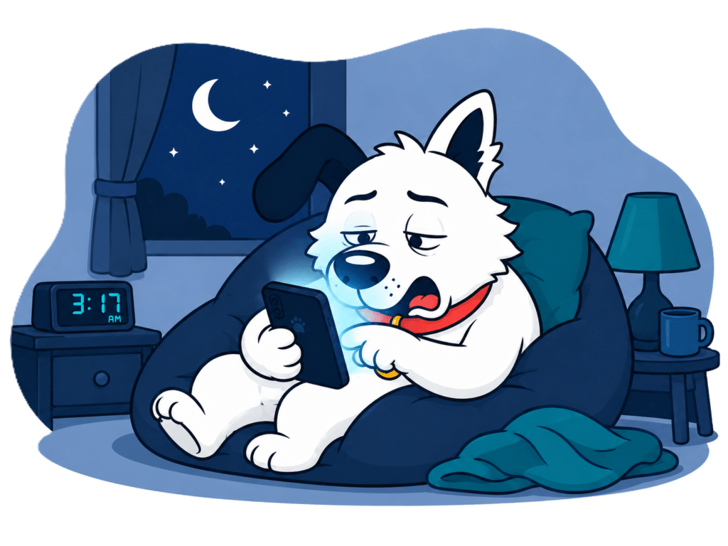 fibredog late night social media