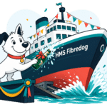 fibredog launch mascot