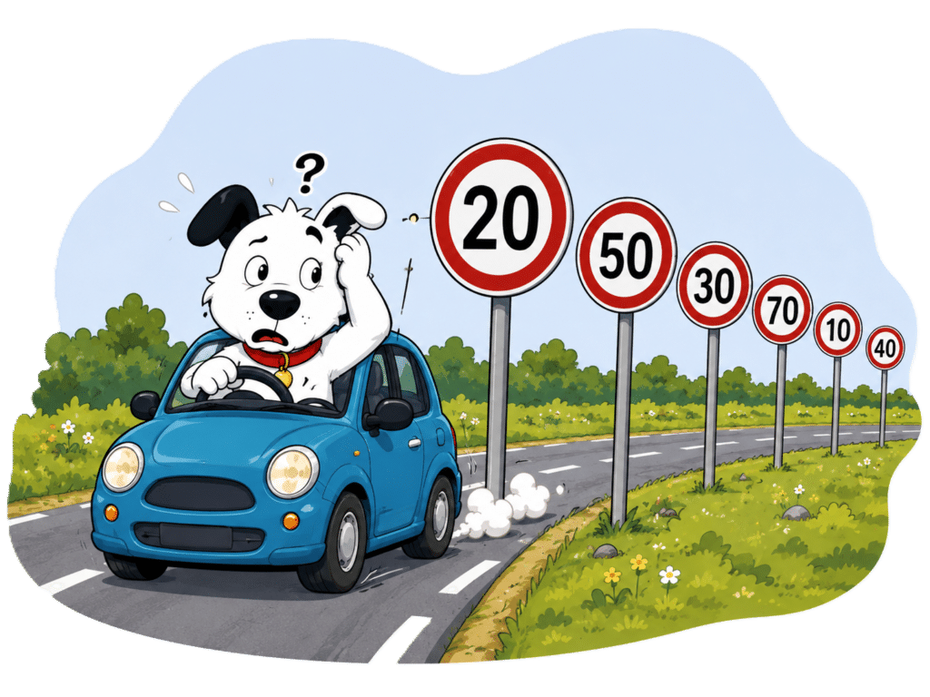 fibredog mascot varaible speeds 1