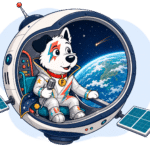 Mascot in space